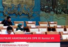 Politisi Demokrat Minta Jaminan Harga BBM Kembali Turun Saat Rapat Bersama Direksi Pertamina Ket: (Foto IST) Zulfikar Hamonangan, Anggota Komisi VII DPR RI saat berbicara dalam rapat bersama Direksi Pertamina di Gedung Senayan, Rabu (06/04).