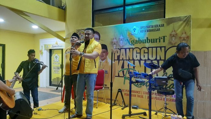 FOTO: Irfan Dafmawan NN Wakil Ketua Bidang Seni Budaya dan olahraga DPD II Partai Golkar Makassar