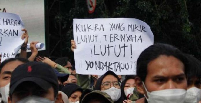 FOTO: Ilustrasi Aksi Unjuk Rasa Mahasiswa/Net