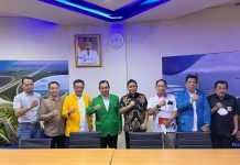 BAPOMI Adakan Silaturahim dan Audiensi dengan Ketua Umum KONI Sulsel FOTO: Pengurus Badan Pembina Olahraga Mahasiswa Indonesia (BAPOMI) Sulawesi Selatan, saat audiensi sekaligus silaturahim dengan Ketua Umum KONI Sulawesi Selatan Periode 2022 - 2026.