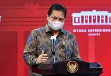 Airlangga: Situasi Pandemi di Tanah Air Konsisten Membaik, Pemerintah Tetap Waspada FOTO: Menko Perekonomian Airlangga Hartarto (Foto: Humas Setkab/Rahmat)