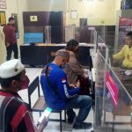 IRT Jadi Korban Kekerasan, BMI-GMBI dan APKAN Desak Kapolres Gowa Tahan Pelaku FOTO: Riski Amelia alias Kiki saat melapor Irfan Wijaya di Polres Gowa