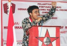 Soal Tersangka Ekspor CPO, GMNI Desak Presiden Jokowi Evaluasi Mendag FOTO: Sekretaris Jenderal GMNI, Ageng Dendy Setiawan/Net
