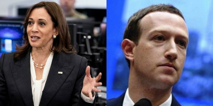 IMG-20220424-WA0024 FOTO: Wakil Presiden AS, Kamala Harris, dan bos Facebook Mark Zuckerberg.