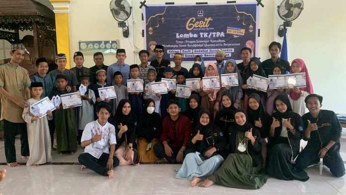 FOTO: Anak usia dini usai mengikuti Gema prestasi TK/TPA tahun 2022