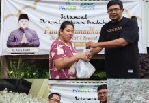 Selama Bulan Suci Ramadhan, PAKAR Sulsel Manfaatkan Berbagi Kebaikan di Makassar Ket: Dokumentasi MPW Pakar Sulsel saat Pembagian Sembako dan Alat Sholat di kota Makassar selama Bulan Suci Ramadhan