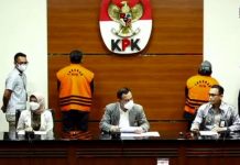 KPK: OTT Bupati Bogor dan Pegawai BPK Terkait WTP FOTO: Hasil tangkap layar keterangan pers KPK teekait OTT terhadap Bupati Bogor