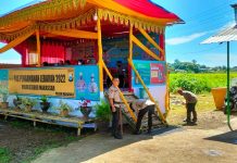 Polsek Manggala Buat Posko PAM Lebaran Bercirikhas Sulsel FOTO: Polsek Manggala dirikan Posko PAM Lebaran Bercirikhas Sulsel