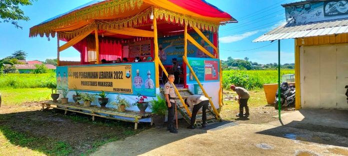 IMG-20220428-WA0098 FOTO: Polsek Manggala dirikan Posko PAM Lebaran Bercirikhas Sulsel