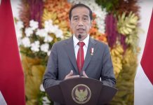 Pernyataan Presiden Jokowi Selaku Pemegang Mandat Presidensi G20 FOTO: Presiden Joko Widodo saat memberi pernyataannya selaku pemegang mandat presidensi G20 tahun 2022,