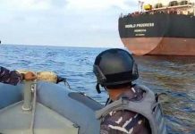 Koarmada I Amankan Kapal Tanker Bermuatan Minyak Sawit (Koarmada I) mengamankan kapal tanker bermuatan minyak sawit.(Koarmada I)/beningnews