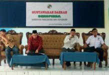 Abdul Rahman Kambi Pimpin Dekopinda Kabupaten Pangkep FOTO: Dari Kanan Dr.Resydianti Willen, SH, MH., Abdul Rahman Kambi, Lc, MM. Aldin Belun,SH. Dr. Enra Efni, S.Ip, MH.