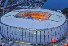 Akun Twitter Ganjar Bandingkan Stadion Jatidiri dengan JIS, Netizen: Biaya Rehab Rp1 Triliun Ayo KPK FOTO: Jakarta Internasion Stadium dan Stadion Jatidiri Semarang