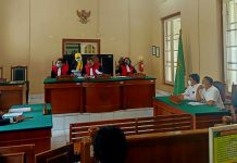 PW IWO Sulsel Sayangkan Gugatan Enam Media di PN Makassar, Zulkifli Thahir: Ini Preseden Buruk Bagi Insan Pers FOTO: Suasana gugatan terhadap enam media kini menjalani sidang perdana di Pengadilan Negeri (PN) Makassar, Kamis (12-05-2022).