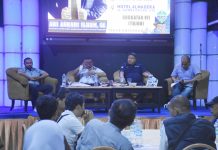 Ari Ashari Ilham Gelar Sosialisasi Perda Nomor 1 Tahun 2019 Tentang Penyelenggaraan Pendidikan FOTO: Anggota DPRD Kota Makassar, Ari Ashari Ilham saat menggelar Sosialisasi Peraturan Daerah (Perda) Nomor 1 Tahun 2019 tentang Penyelenggaraan Pendidikan, di Hotel Almadera, Rabu (18/5/2022).