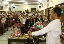 Yayasan Hang Tuah Cabang Surabaya Pererat Tali Silaturahmi Dengan Halal Bihalal FOTO: Ketua Pengurus Yayasan Hang Tuah Cabang Surabaya Kolonel Laut (KH) Suryanto Hadiwidodo, S.Si., M.Pd., CTMP., CHRMP