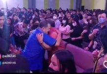 Hadiri Silahturahmi Ummat Kristiani, Pendeta Gilbert: Pak Ilham itu Orang Setia Kawan FOTO: Hasil tangkap layar dari akun Instagram @acho145. Selasa, (24/5)