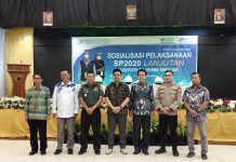 Buka Sosialisasi SP2020 Lanjutan Edy Manaf: Data Valid Kunci Sukses Pembangunan FOTO: Wakil Bupati Bulukumba, Edy Manaf saat menghadiri Sosialisasi SP2020 Lanjutan