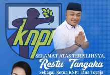 Restu Tangaka Terpilih Ketua KNPI Tana Toraja, AMPD peserta peninjau