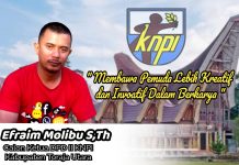 Mapan dan Tuntas dalam Kaderisasi Organisasi, Efraim Molibu Pastikan Maju Calon Ketua KNPI Toraja Utara