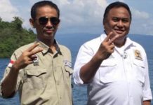 Tokoh Pemuda Bone, Andi Emmang Apresiasi RMS, Usulkan Nama RG Sebagai Capres FOTO: Andi Emmang (Kiri) saat mendampingi Rachmat Gobel (RG)