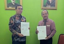 UKI Toraja dan Unpacti Makassar Jalin Kerjasama Institusi, Fakultas, dan Prodi FOTO: Rektor UKI Toraja Dr Aktavianus Pasoloran (kiri) dan Rektor Unpacti Makassar Dr Rusdin Nawi