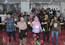 AWT Gelar Sosper Nomor 5 tahun 2018 Tentang Perlindungan Anak FOTO: Anggota DPRD Kota Makassar, Abdul Wahab Tahir Sosialisasi Peraturan Daerah (Sosper) Nomor 5 tahun 2018 tentang Perlindungan Anak, di Hotel Royal Bay, Sabtu (25/6/2022).