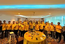 Jelang Pelantikan, AMPG Makassar Adakan Konsolidasi Pengurus FOTO: PD AMPG Makassar saat menggelar konsolidasi organisasi di Hotel Grand Maleo, Jl. Pelita Raya, Makassar, Minggu 26 Juni 2022.