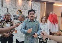 Menteri ATR/BPN, Hadi Tjahjanto: Di Luwu Utara 23 ribu Hektare HGU Habis Masa Pakainya FOTO: Menteri Agraria dan Tata Ruang RI/Kepala Badan Pertanahan Nasional (ATR/BPN), Hadi Tjahjanto berkunjung ke Makassar. di Kantor Wilayah ATR/BPN Sulawesi Selatan di Jl Cendrawasih, Rabu 29 Juni 2022.