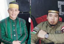 Dimas Adipati Tahanan Kota, Korps Muballigh dan BMI, Sayangkan JPU Kejari Makassar FOTO: Kiri, Ketua Umum Korps Muballigh -Muballighah (KMM DMI) Sulsel, Erwin Baharuddin dan Ketua Harian BMI Hanif Aji Muslim