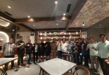 KKT Jeneponto Wilayah Sulawesi Selatan Segera Terbentuk FOTO: Ketua Umum Dr. Alimuddin didampingi Sekretaris Jenderal Pengurus Pusat Kerukunan Keluarga Turatea (PP KKT) Jeneponto Abdul Rachmat Noer usai mengelar rapat di Fireflies Coffee Jl. Hertasning, Makassar. Selasa, (5/7)