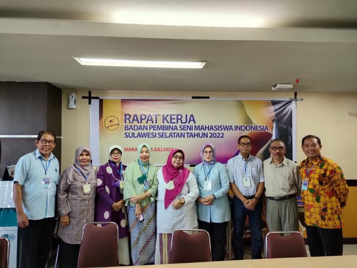 FOTO: Badan Pembina Seni Mahasiswa Indonesia (BPSMI) Sulawesi Selatan Menggelar Musyawarah Besar di Ruang Rapat Pimpinan, lt. 6 Gedung Menara Pinisi. Selasa, (5/7)