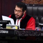 MK Tolak Gugatan Sistem Pemilu Tertutup, 2024 Tetap Sistem Proporsional Terbuka FOTO: Anwar Usman, Ketua Mahkamah Konstitusi