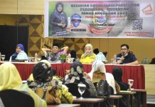 Legislator Golkar Gelar Sosialisasi Perda Nomor 5 tahun 2018 Tentang Perlindungan Anak FOTO: Anggota DPRD Kota Makassar, Nurul Hidayat menggelar sosialisasi peraturan perundang-undangan Perda nomor 5 tahun 2018 tentang Perlindungan Anak, di Hotel Khas Makassar, Jumat (8/7/2022).