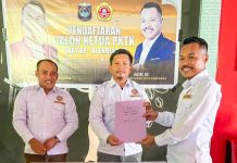 Jelang Temu Karya, Pendaftar Calon Ketua Karang Taruna Kabupaten Enrekang Hanya Satu Orang FOTO: Hasri Jack saat mendaftarkan diri sebagai Calon Ketua Karang Taruna Kabupaten Enrekang