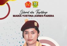 Yustin Parera Mahasiswa FISIP UNHAS Terpilih Sebagai Ketua PMKRI Makassar FOTO: Maria Yustina Agnes Parera terpilih sebagai Mandataris RUA/Formatur Tunggal/Ketua Presidium PMKRI Cabang Makassar Sanctus Albertus Magnus Periode 2022-2023.