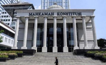 Tak Punya Kedudukan Hukum MK Tolak Gugatan Perpanjangan Masa Jabatan anggota DPRD Hingga 2031 FOTO: Gedung Mahkamah Konstitusi di Jakarta