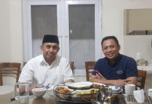 AYP: Panglima’ta Sudah Waktunya Menjadi Gubernur Sulsel FOTO: Kiri Mayor Jenderal TNI-AD Andi Muhammad Bau Sawa dan Kanann, Andi Yuslim Patawari, Mantan Ketua DPP KNPI Periode 2011- 2014.