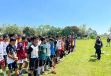 Makassar City FC Seleksi Pemain Jelang Liga 3 FOTO: Manajemen Makassar City FC saat melakukan seleksi pemain untuk memperkuat klub.