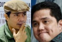Faizal Assegaf Bakal Lapor Balik Erick Thohir ke Bareskrim Polri, Singgung Dana Capres Rp 300 Triliun Foto Kolase Kiri Faisal Assegaf dan Erick Thohir Menteri BUMN