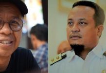 Untuk Gubernur Sulsel, Guru Besar Unhas Bukan Kernet atau Buruh Bangunan Foto Kolase Mulawarman dan Andi Sudirman Sulaiman Gubernur Sulsel