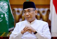PBNU Maklumi Kebijakan Pemerintah menaikkan harga BBM Bersubsidi FOTO: Ketua Umum Pengurus Besar Nahdlatul Ulama (PBNU) KH Yahya Cholil Staquf