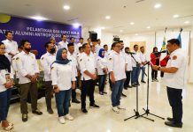 Resmi Dilantik Pengurus IKA Antropologi Fisip Unhas, Istri AIA Jabat Bendum dan Wali Kota Gorontalo Dewan Pembina FOTO: Pengurus Ikatan Keluarga Alumni (IKA) Antropologi Fisip Universitas Hasanuddin (Unhas) Makassar, periode 2022/2026 resmi dilatik di Hotel Claro, Sabtu (10/9/2022).