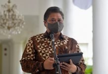 Presiden Pimpin Rapat Persiapan Keketuaan Indonesia pada ASEAN 2023 FOTO: Menko Perekonomian saat memberikan keterangan pers usai Rapat Terbatas Evaluasi Proyek Strategis Naional, di Istana Kepresidenan Bogor, Jawa Barat Rabu (07/09/2022). (Foto: Humas Setkab/Agung)