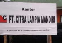 Dinilai Bodong, Direktur PT CLM Mahar Atanta Sembiring: Akta RUPS PT CLM dari Helmut Hermawan dkk Itu Harus Segera Dicabut FOTO: Papan bicara PT Citra Lanpia Mandiri