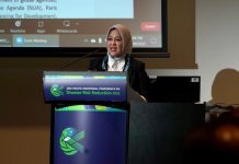 Wawali Fatma Bahas Makassar Hadapi Perubahan Iklim & Adaptasi Pasca Pandemi di Forum APMCDRR Australia FOTO: Wakil Wali kota Makassar, Fatmawati Rusdi hadir dalam pertemuan asia Pasifik ministrial conference on Distater RIsk Reduction 2022 di Brisbane convention and exhibition centre Brisbane Australia 19 september 2022.