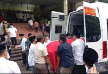 Jenazah Ketua Dewan Pers Dimakamkan di TMP Kalibata Foto: Jenazah Ketua Dewan Pers, Azyumardi Azra diberangkatkan ke Taman Makam Pahlawan (TMP) Kalibata, Jakarta Selatan, Selasa (20/9/2022) pagi. (Foto: MPI/Achmad Al Fiqri)