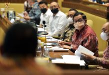 Raker dengan Komisi II, Seskab Sampaikan Kebutuhan Anggaran Senilai Rp352,29 miliar FOTO: Seskab Pramono Anung saat Dapat Kerja dengan Komisi II DPR RI di Gedung Nusantara, Senayan, Jakarta, Senin (19/09/2022). (Foto: Humas Setkab/Agung)