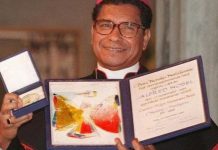 Kasus Pelecehan Seksual Uskup Belo Penerima Nobel Perdamaian Diselidiki Pihak Vatikan FOTO: Uskup Belo (Foto: AP Photo/Bjoern Sigurdsoen, File)