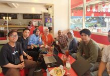 Peringati Hari Kesaktian Pancasila, Paguyuban Mahasiswa Hukum UT Makassar Gelar FGD FOTO: Para paguyuban Mahasiswa Hukum Universitas Terbuka gelar FGD di Red Corner Cafe Jalan Yusuf Dg Ngawing, Kota Makassar. Sabtu (1/10)